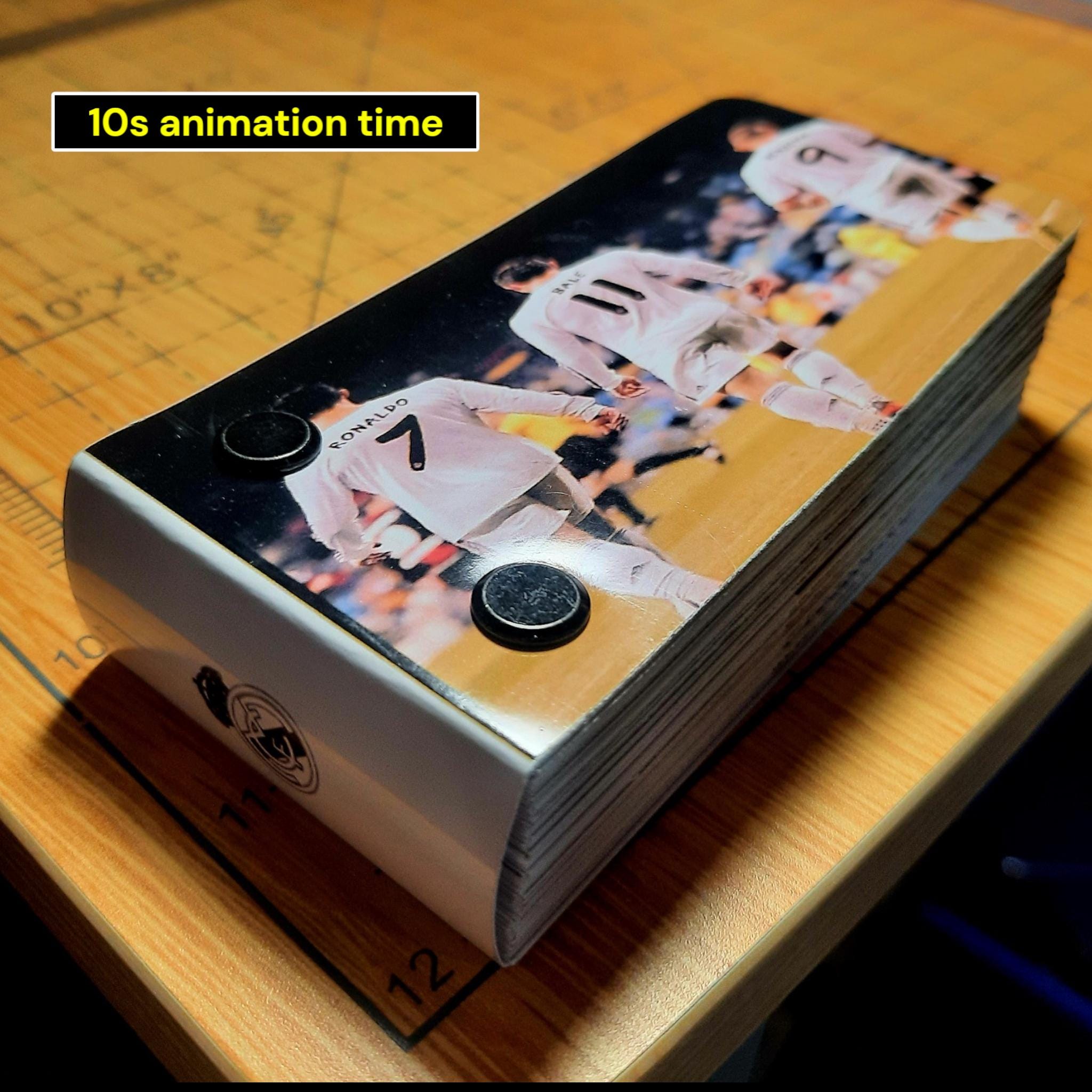 Real Madrid Goal Flipbook – Ronaldo, Bale, Marcelo | Animated Football Gift